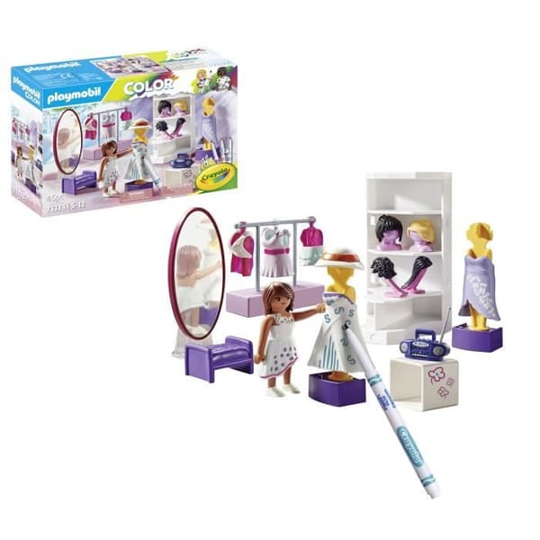 PLAYMOBIL 71373 PLAYMOBIL Väri: Stylistin työpaja - Luo uusia tarinoita omilla väreilläsi - 5-vuotiaille