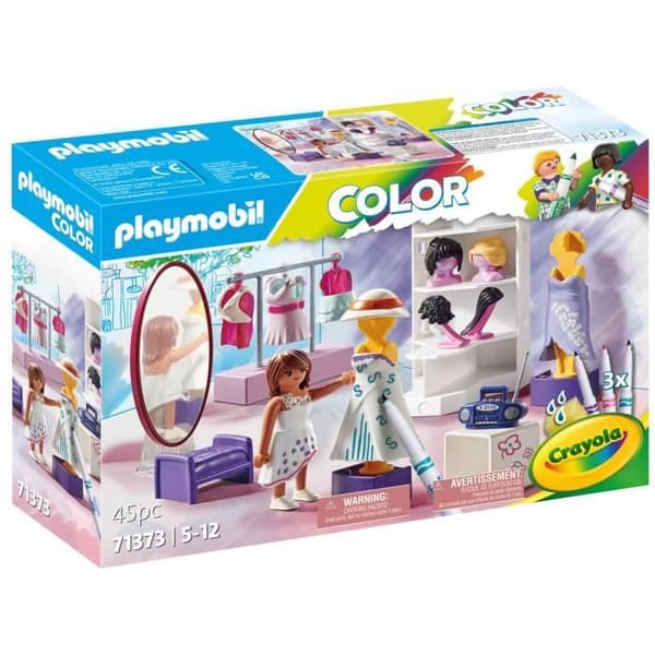 PLAYMOBIL 71373 PLAYMOBIL Väri: Stylistin työpaja - Luo uusia tarinoita omilla väreilläsi - 5-vuotiaille