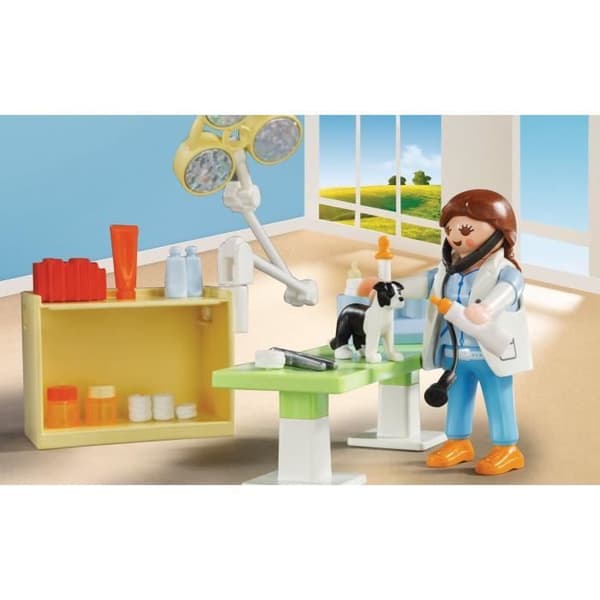 PLAYMOBIL 5653 Veterinärväska, Stadsliv, Djurvård, Kreativt Rollspel, 39 delar, Från 4 år