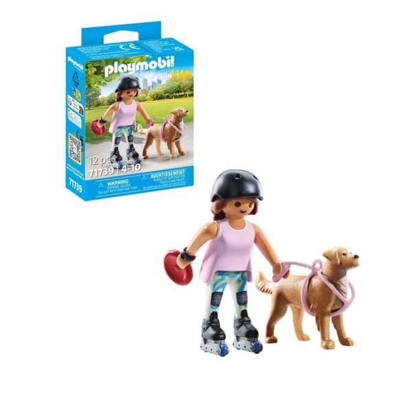PLAYMOBIL 71739 Rullepige med apporteringshund, Mit liv, 12 dele, fra 4 år