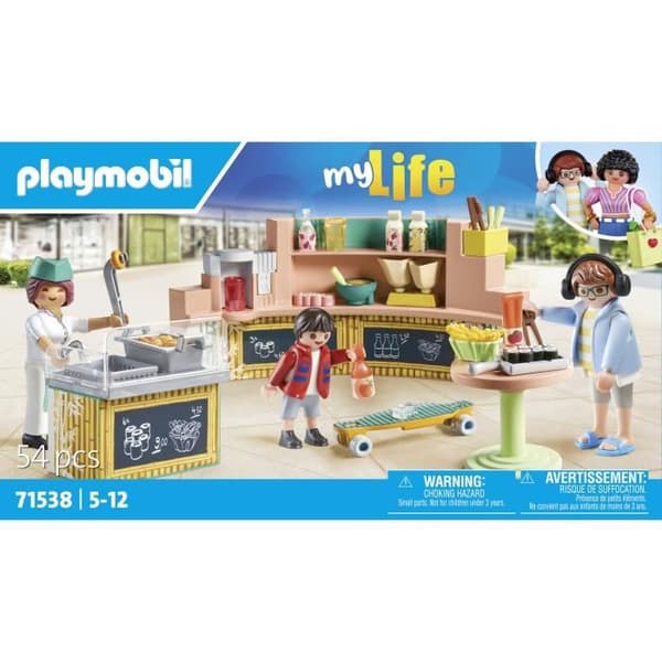 PLAYMOBIL 71538 Fastfoodbod, Mit Liv, 54 dele, Fra 5 år