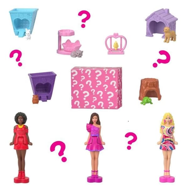 BARBIE Mini Barbieland mini dockhus - drömhus med överraskningsminidocka - slumpmässig modell