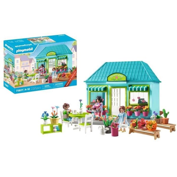PLAYMOBIL 71807 Blomsterbutik och tesalong