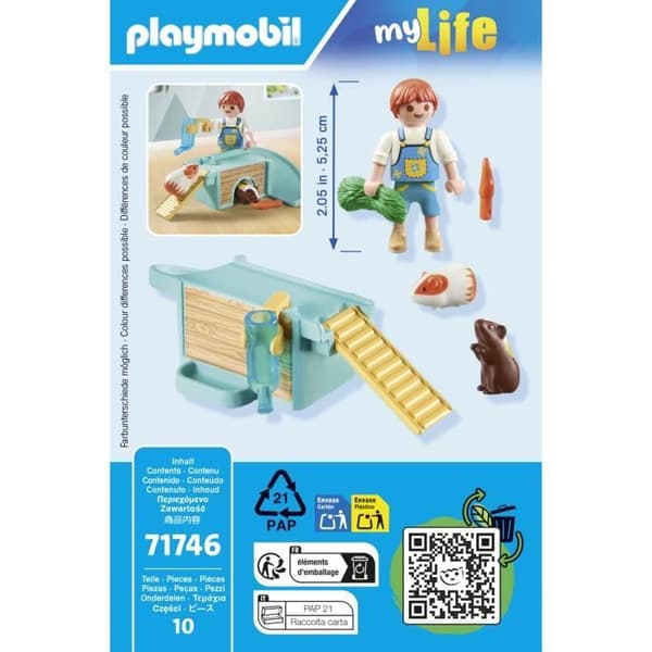 PLAYMOBIL 71746 Barn 2 Marsvin och Tillbehör