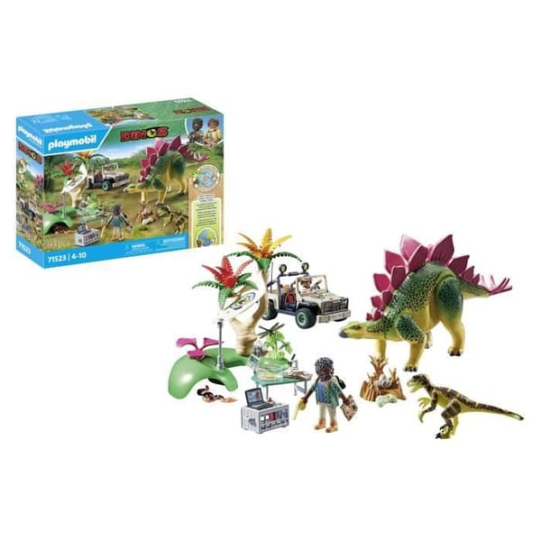 PLAYMOBIL 71523 Dinosaurudforskerlejr, Dinosaurer, 93 dele, Fra 4 år