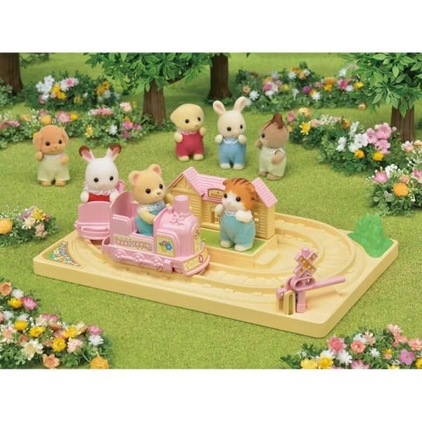 SYLVANIAN FAMILIES 5320 Chu-Chu-tåget och björnungen