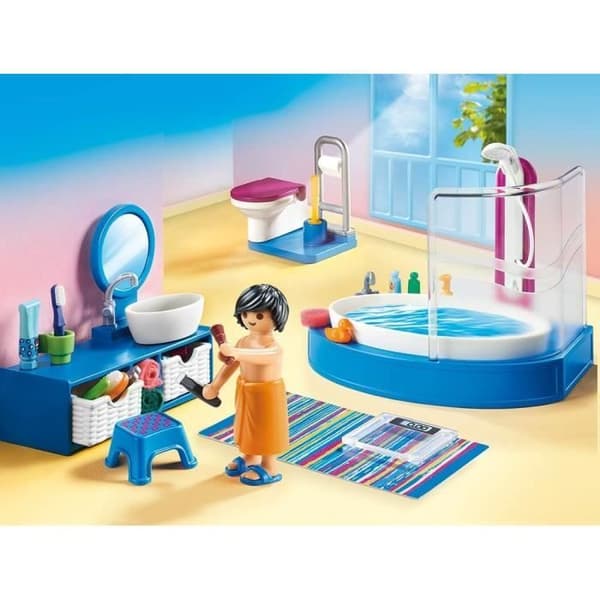 PLAYMOBIL 70211 - Nukkekoti La Maison Traditionnelle - Kylpyhuone kylpyammeella - Uutta vuodelle 2020