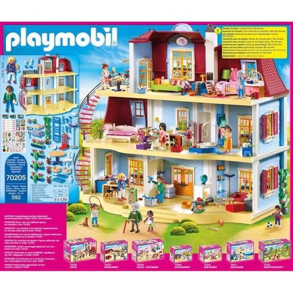 PLAYMOBIL 70205 Stort traditionellt hus, Dockhus Det traditionella huset, 592 delar, Från 4 år