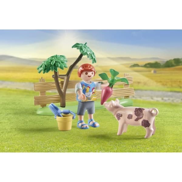 PLAYMOBIL 71443 Isovanhemmat ja kasvimaa - Maaseutu - 4-vuotiaasta alkaen