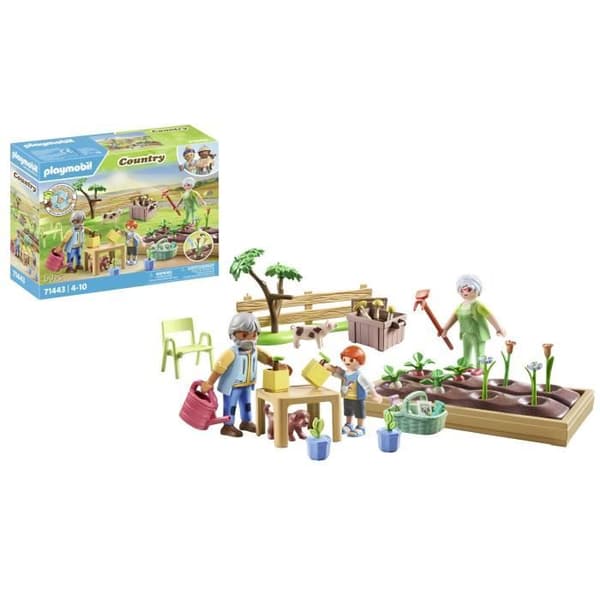 PLAYMOBIL 71443 Isovanhemmat ja kasvimaa - Maaseutu - 4-vuotiaasta alkaen