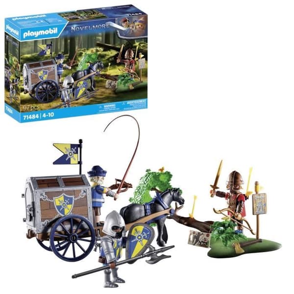 PLAYMOBIL 71484 Novelmore - Novelmore-saattue rosvojen kanssa