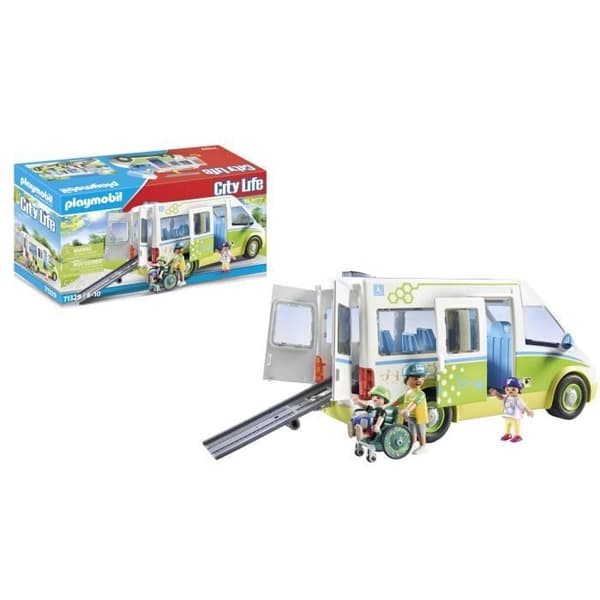 PLAYMOBIL 71329 Skolbuss - Stadsliv - Skola - Älskar att lära sig Skolvärlden
