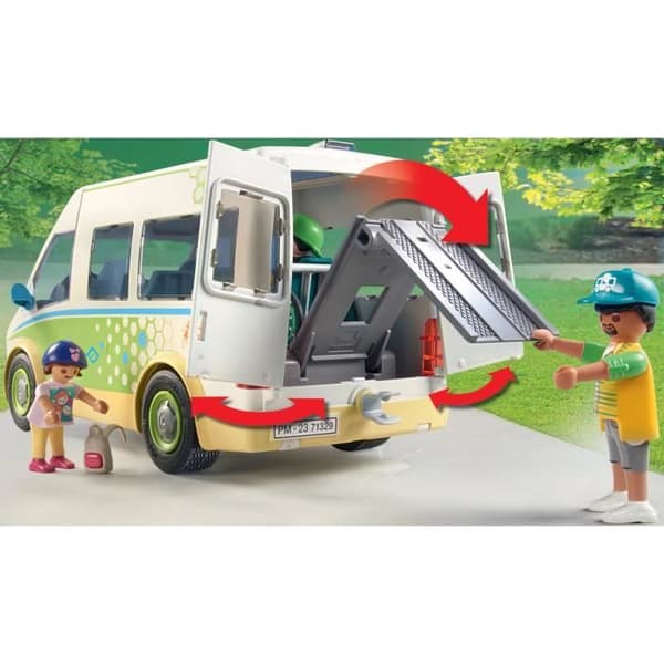 PLAYMOBIL 71329 Skolbuss, Stadsliv, Skola, 53 delar, Från 4 år