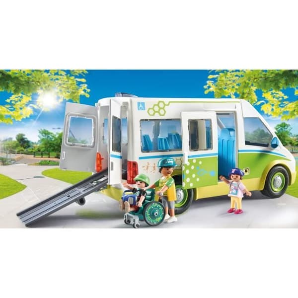 PLAYMOBIL 71329 Skolbuss - Stadsliv - Skola - Älskar att lära sig Skolvärlden