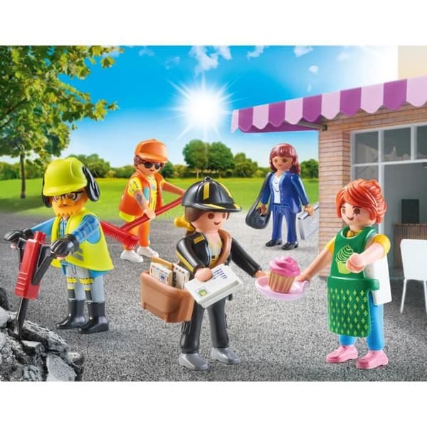 PLAYMOBIL - Mine Figurer: Professioner - Byliv - 5 år - 58 dele