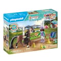 Miniatyrbild 1 av 6: PLAYMOBIL 71355 Zoe & Blaze med hinderbana, Vattenfallets hästar, 67 delar, från 5 år
