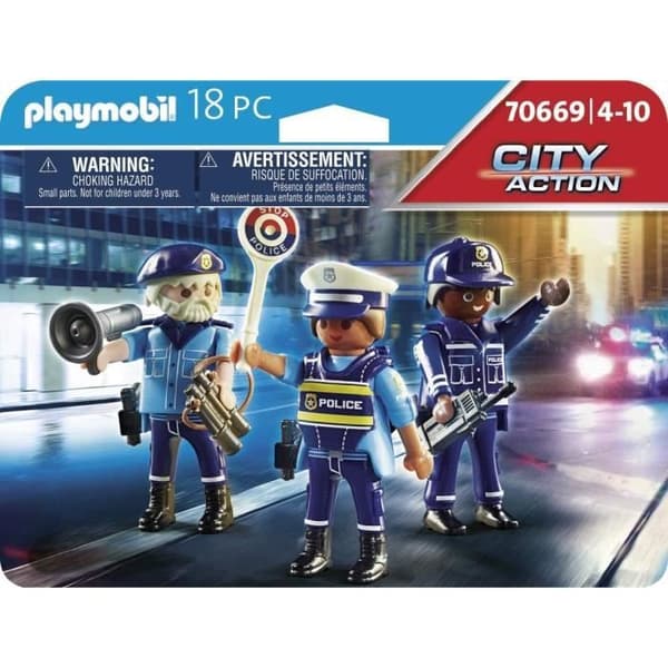 PLAYMOBIL - 70669 - Poliisi Poliisiryhmä