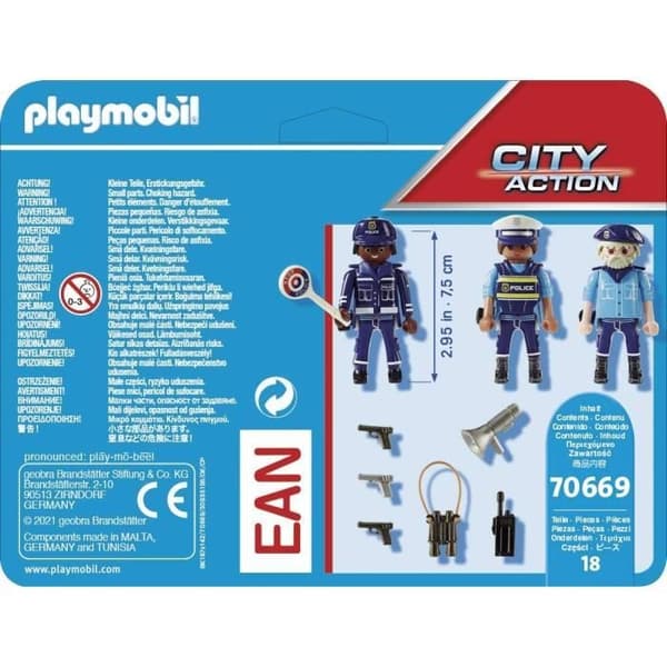 PLAYMOBIL - 70669 - Poliisi Poliisiryhmä
