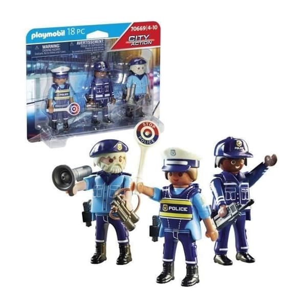 PLAYMOBIL - 70669 - Poliisi Poliisiryhmä
