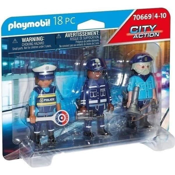 PLAYMOBIL - 70669 - Poliisi Poliisiryhmä