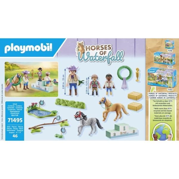 PLAYMOBIL 71495 Poniratsastajat ja estehevoset