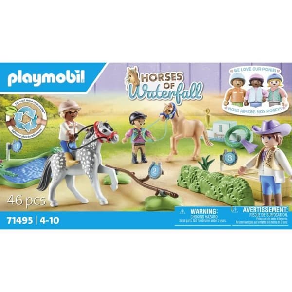 PLAYMOBIL 71495 Poniratsastajat ja estehevoset
