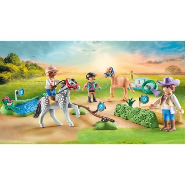 PLAYMOBIL 71495 Poniratsastajat ja estehevoset