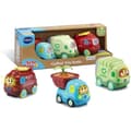 Miniatyrbillede 1 af 2: VTECH - Tut Tut Bolides - Miljøvenligt Trio-sæt - Zoé Brandmand, Léo Lille Lastbil og Gabriel Skraldebil