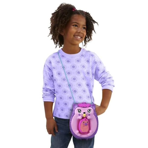 Polly Pocket Äiti ja vauva Siilit -käsilaukkusetti kahdella hahmolla - JBJ91 Ikä 4+