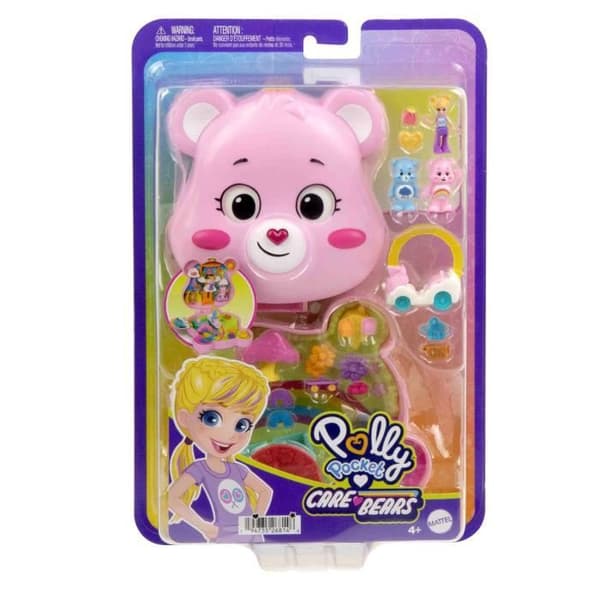 Polly Pocket Care Bears-set - Figurer och tillbehör - Från 4 år - JCC14