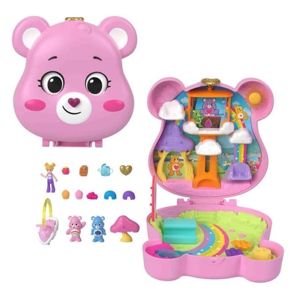 Polly Pocket Care Bears-set - Figurer och tillbehör - Från 4 år - JCC14