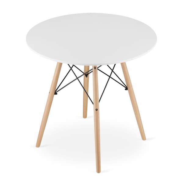 TODI Runt Bord 80cm - Vitt