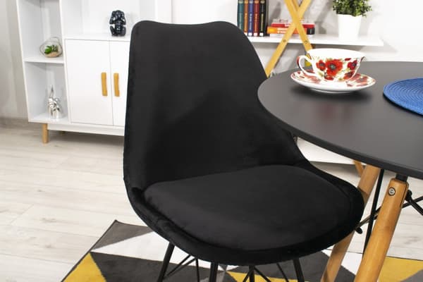 TODI Rundt Bord 80cm - Sort