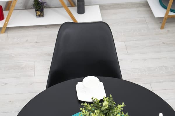 TODI Rundt Bord 80cm - Sort