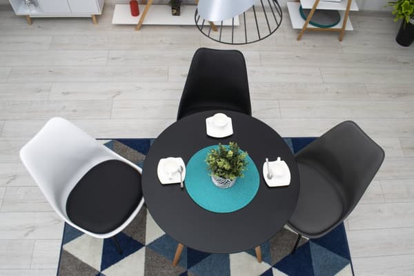 TODI Rundt Bord 80cm - Sort