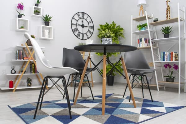 TODI Rundt Bord 80cm - Sort
