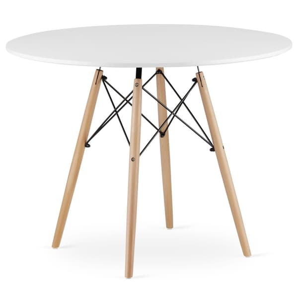 TODI Runt Bord 100cm - Vitt