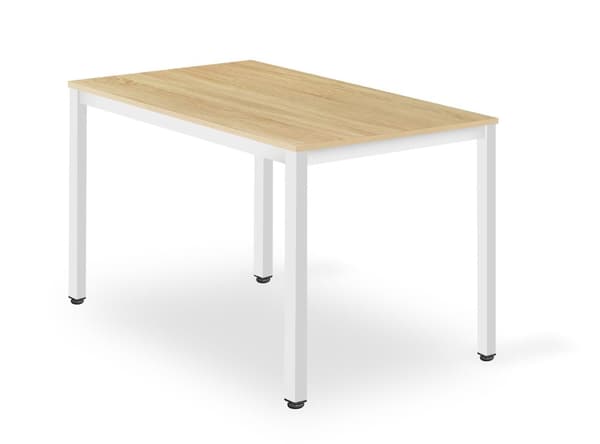 TESSA bord 120cm x 60cm - ek / vita ben