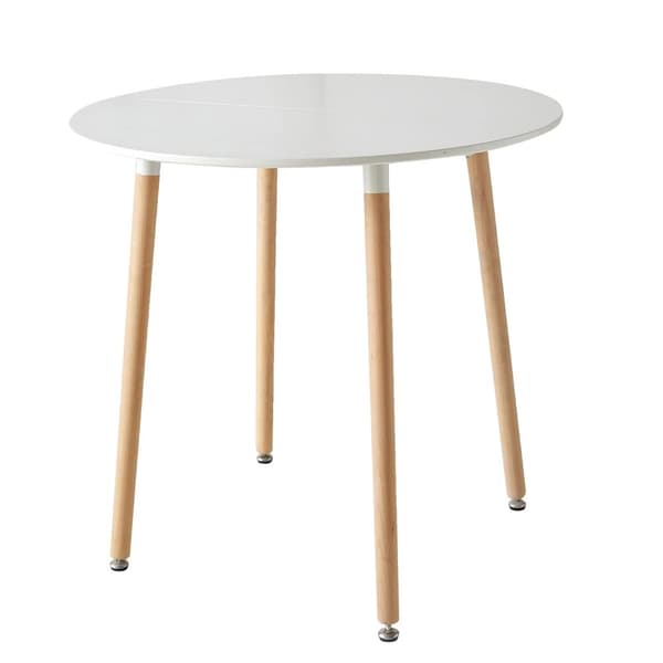 Matbord, Modern Design, Solida Bokben, Vit