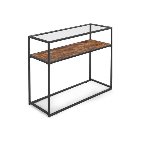 Konsolbord med glasskiva