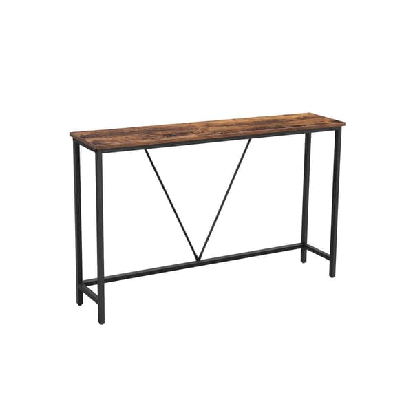 Vintage brun-svart konsolbord