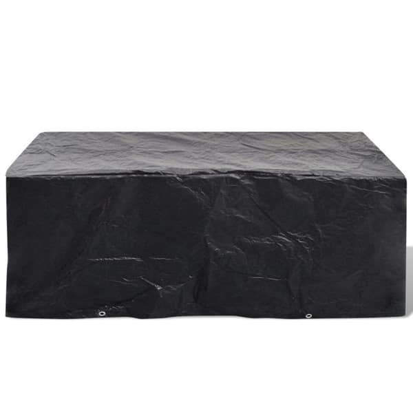 vidaXL Överdrag för trädgårdsmöbler med 8 öljetter 200 x 160 x 70 cm