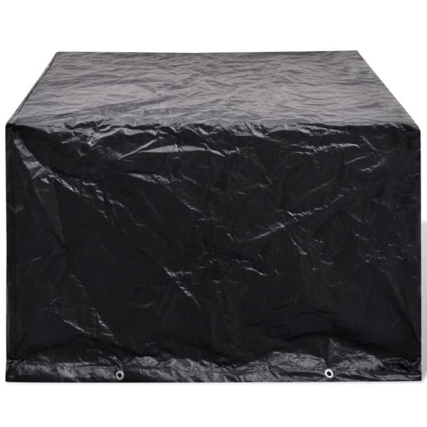 vidaXL Överdrag till trädgårdsmöbler 8 öljetter 135 x 135 x 90 cm