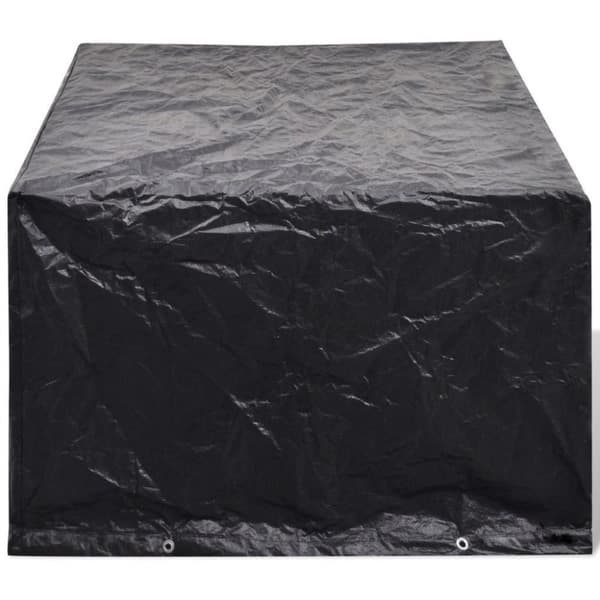 vidaXL havemøbelovertræk 8 snørehuller 180x140x90 cm