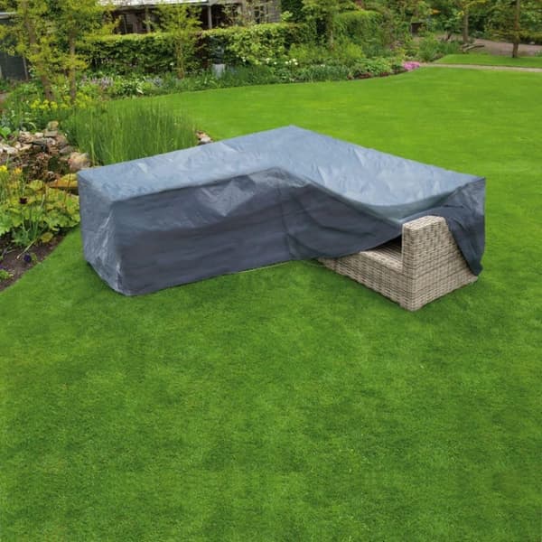 Nature overtræk til L-formet havemøbler 250 x 90 x 90 cm