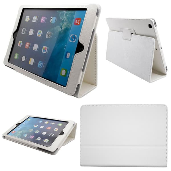 Leather Case/Protection iPad 2/3/4 White