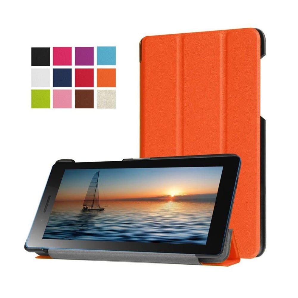 Amdrup magnetisk læder-etui til Lenovo Tab 3 - Orange