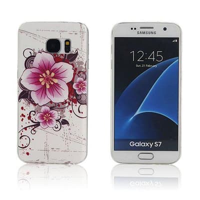 Ancher cover til Samsung Galaxy S7 - Friske blomster