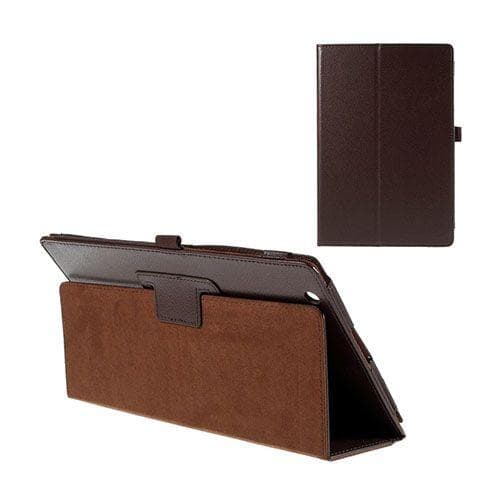 Gaarder Sony Xperia Z4 Tablet Nahkakotelo Standillä - Ruskea