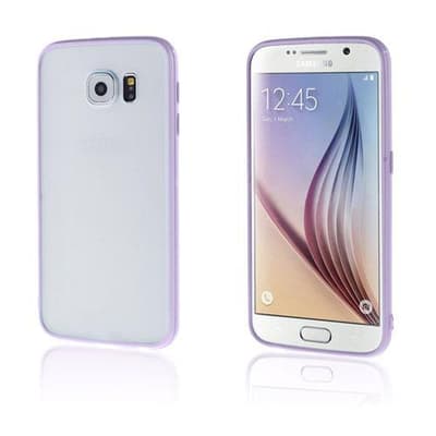 Arc Edge Samsung Galaxy S6 Transparent Cover - Lilla